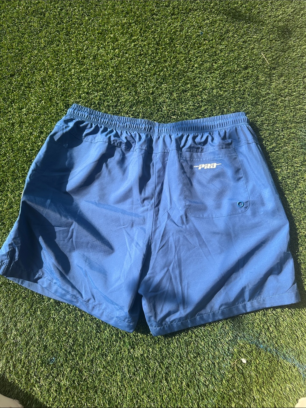 Blue Dodgers Embroidered Men’s Athletic Shorts - Picture 4 of 5